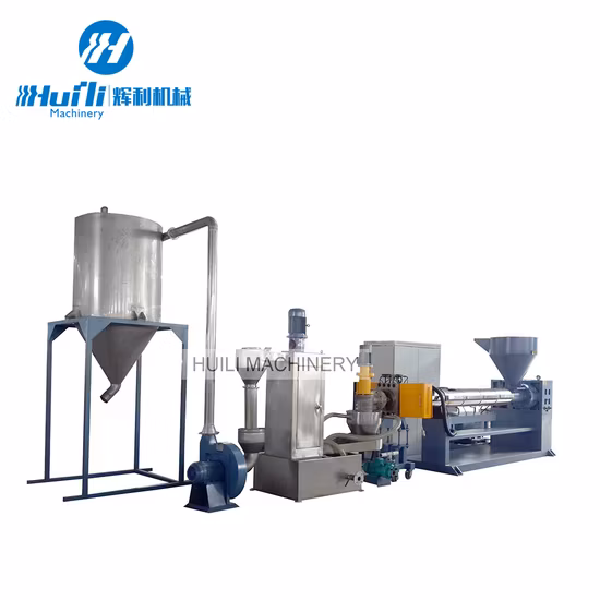 廃プラスチックHDPELDPE PPフィルムジャンボ織袋造粒機押出機